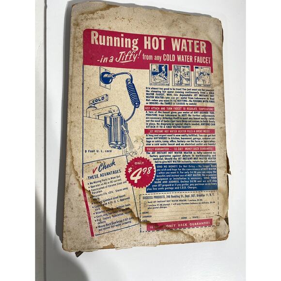 Weird Tales Pulp Magazine July 1952 Hells Bells Which's Witch Cover Fair - Picture 6 of 6